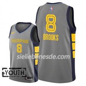 Kinder NBA Memphis Grizzlies Trikot MarShon Brooks 8 2018-19 Nike City Edition Grau Swingman